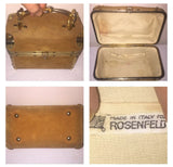 VINTAGE 1950’s HARRY ROSENFELD BOX PURSE. MADE IN ITALY!