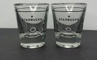 Starbucks Coffee One Ounce Espresso Latte Mermaid Shot Glasses