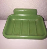 VTG 1950's Jadeite Green Color Soap Dish