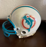 Vintage Riddell NFL  Miami Dolphins Replica Mini Helmet, 3 5/8 size