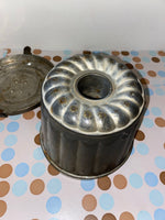 Vintage Steamed Pudding, Cake, Bread Mold West Germany With Lid